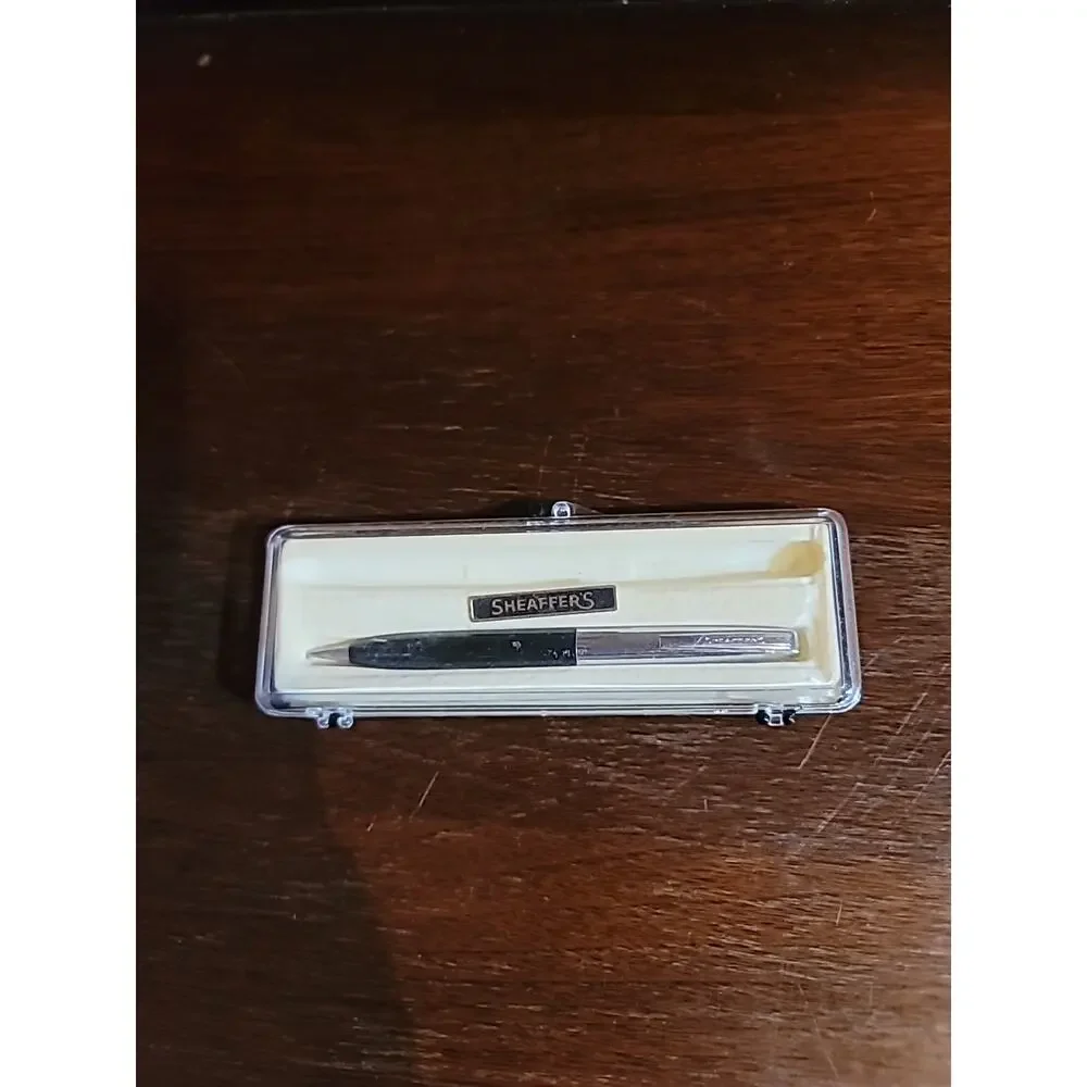 Sheaffer's Mechanical Pencil Vintage In Case Working With Lead Inside